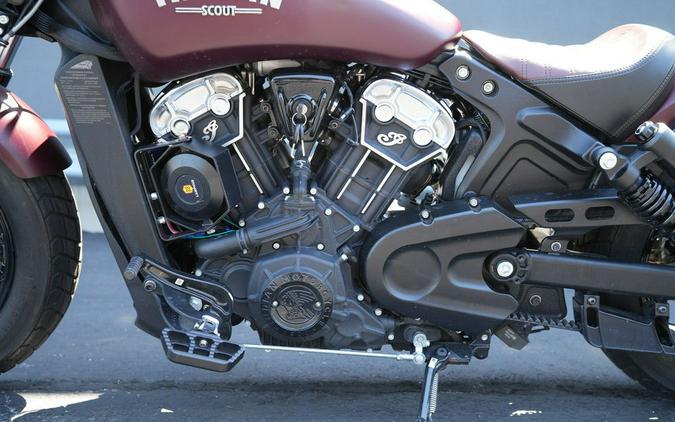 2022 Indian Motorcycle Scout Bobber ABS Maroon Metallic Smoke
