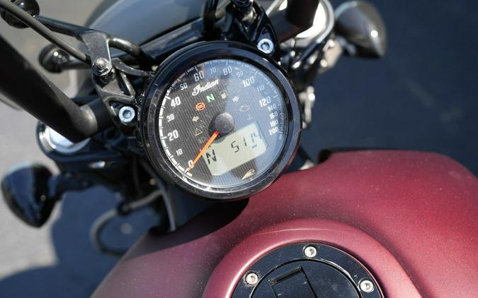 2022 Indian Motorcycle Scout Bobber ABS Maroon Metallic Smoke