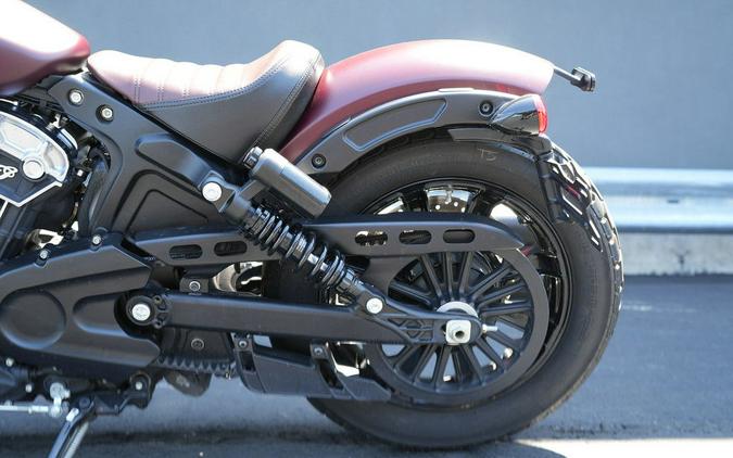 2022 Indian Motorcycle Scout Bobber ABS Maroon Metallic Smoke