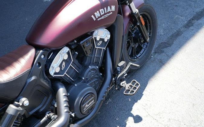 2022 Indian Motorcycle Scout Bobber ABS Maroon Metallic Smoke