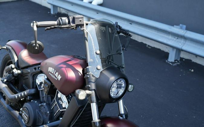2022 Indian Motorcycle Scout Bobber ABS Maroon Metallic Smoke