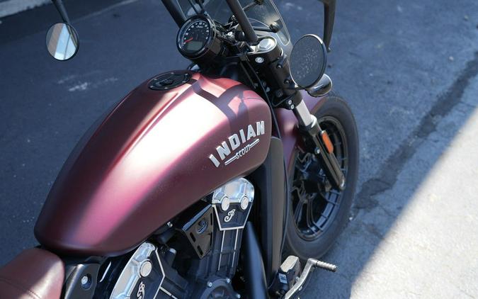 2022 Indian Motorcycle Scout Bobber ABS Maroon Metallic Smoke