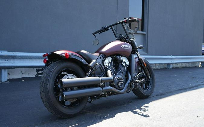 2022 Indian Motorcycle Scout Bobber ABS Maroon Metallic Smoke