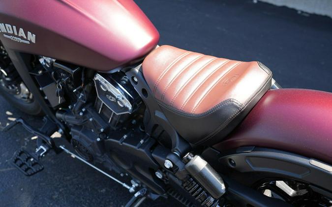 2022 Indian Motorcycle Scout Bobber ABS Maroon Metallic Smoke