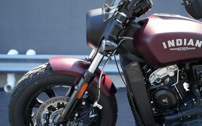 2022 Indian Motorcycle Scout Bobber ABS Maroon Metallic Smoke