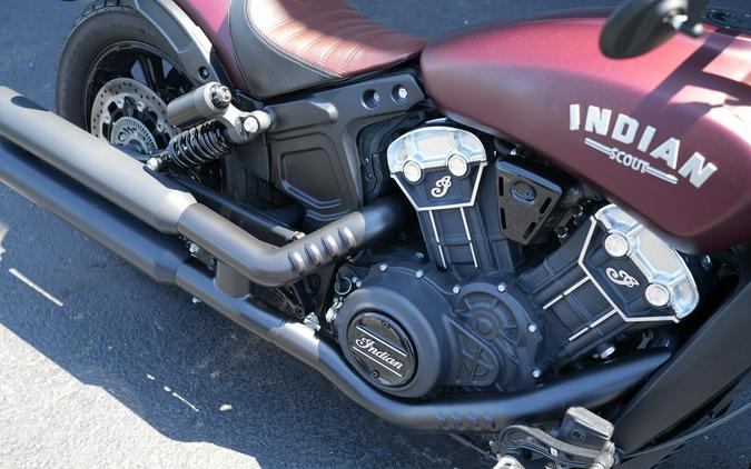 2022 Indian Motorcycle Scout Bobber ABS Maroon Metallic Smoke