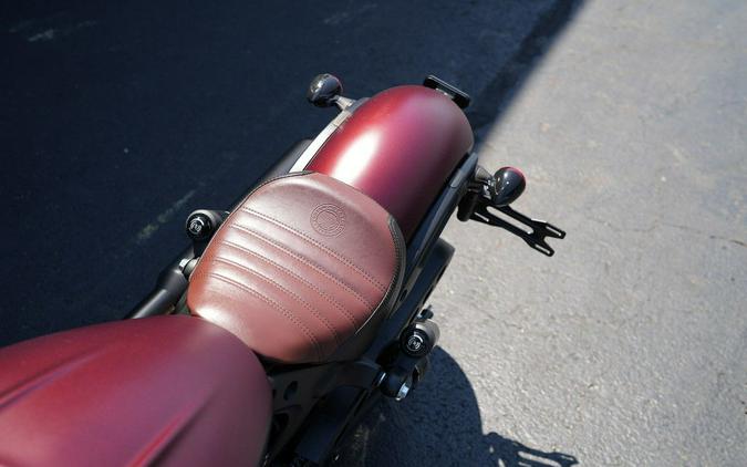 2022 Indian Motorcycle Scout Bobber ABS Maroon Metallic Smoke
