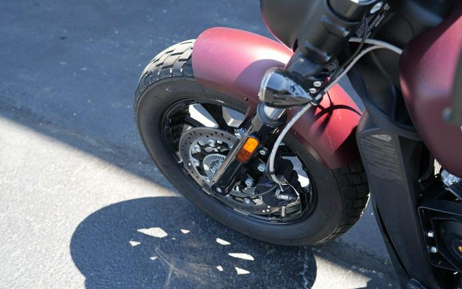 2022 Indian Motorcycle Scout Bobber ABS Maroon Metallic Smoke