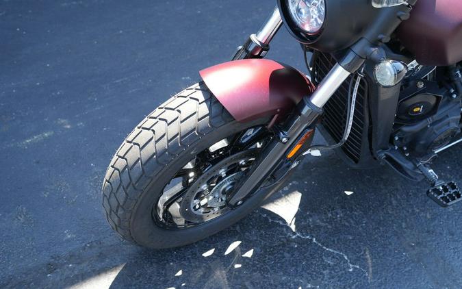 2022 Indian Motorcycle Scout Bobber ABS Maroon Metallic Smoke