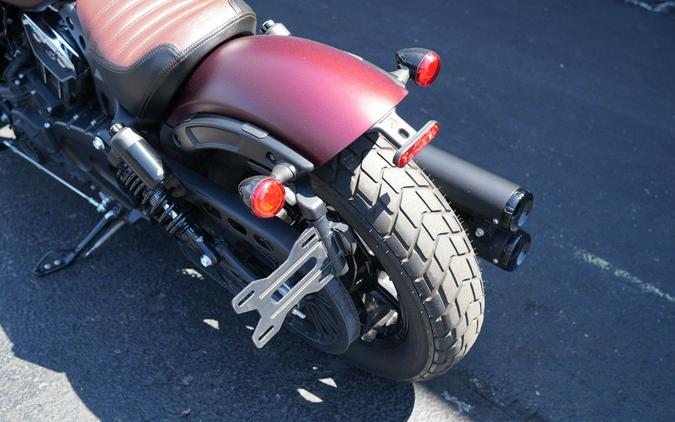 2022 Indian Motorcycle Scout Bobber ABS Maroon Metallic Smoke