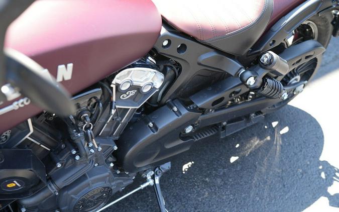 2022 Indian Motorcycle Scout Bobber ABS Maroon Metallic Smoke