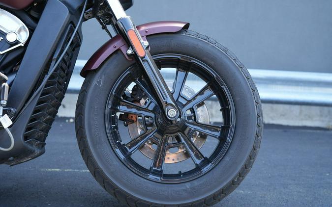 2022 Indian Motorcycle Scout Bobber ABS Maroon Metallic Smoke