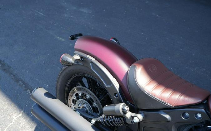2022 Indian Motorcycle Scout Bobber ABS Maroon Metallic Smoke