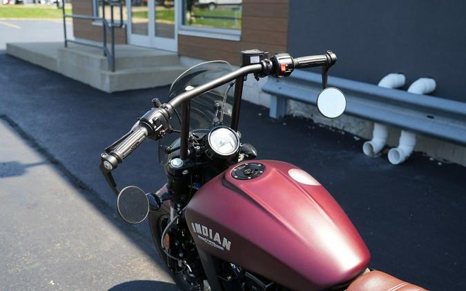 2022 Indian Motorcycle Scout Bobber ABS Maroon Metallic Smoke