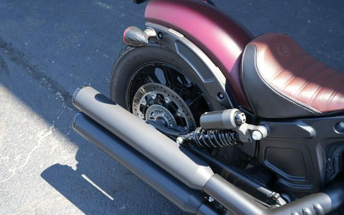 2022 Indian Motorcycle Scout Bobber ABS Maroon Metallic Smoke