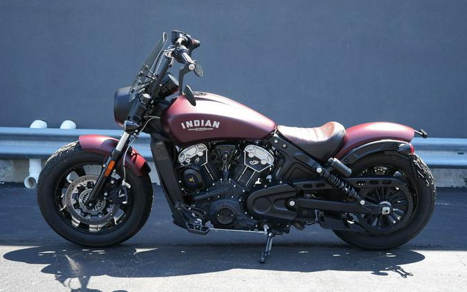 2022 Indian Motorcycle Scout Bobber ABS Maroon Metallic Smoke