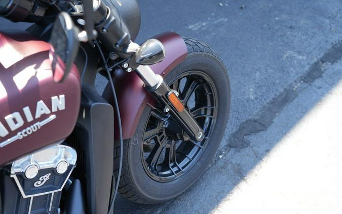2022 Indian Motorcycle Scout Bobber ABS Maroon Metallic Smoke