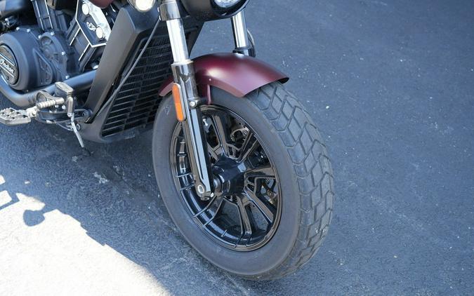 2022 Indian Motorcycle Scout Bobber ABS Maroon Metallic Smoke
