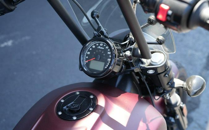 2022 Indian Motorcycle Scout Bobber ABS Maroon Metallic Smoke