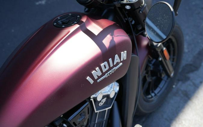 2022 Indian Motorcycle Scout Bobber ABS Maroon Metallic Smoke