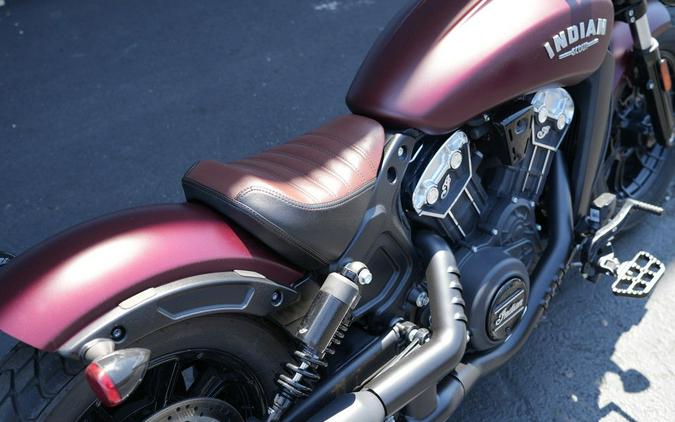 2022 Indian Motorcycle Scout Bobber ABS Maroon Metallic Smoke