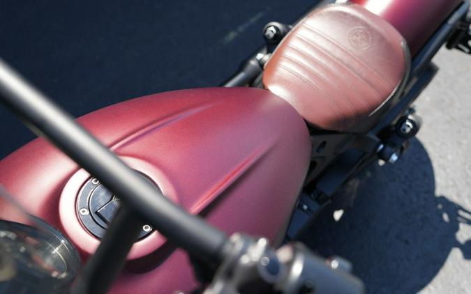 2022 Indian Motorcycle Scout Bobber ABS Maroon Metallic Smoke