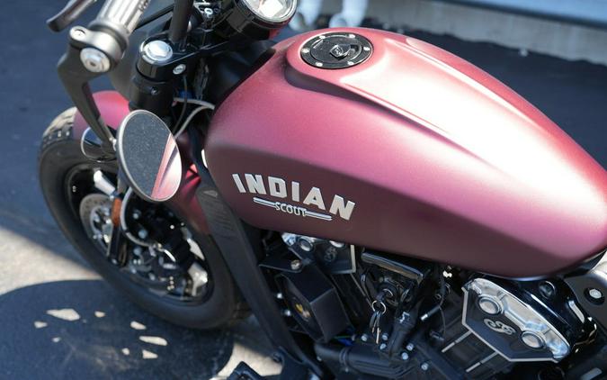 2022 Indian Motorcycle Scout Bobber ABS Maroon Metallic Smoke