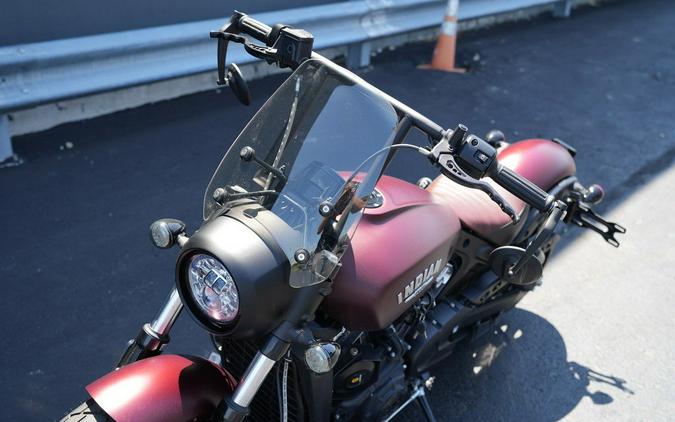 2022 Indian Motorcycle Scout Bobber ABS Maroon Metallic Smoke