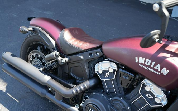 2022 Indian Motorcycle Scout Bobber ABS Maroon Metallic Smoke