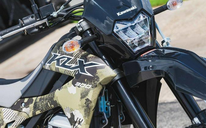 2026 Kawasaki KLX300 Cypher Camo Beige