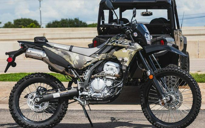2026 Kawasaki KLX300 Cypher Camo Beige