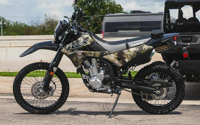 2026 Kawasaki KLX300 Cypher Camo Beige