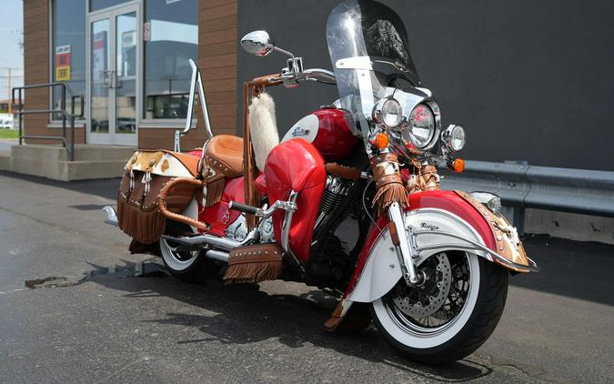 2019 Indian Motorcycle Chief Vintage Icon Series Patriot Red/Pearl White