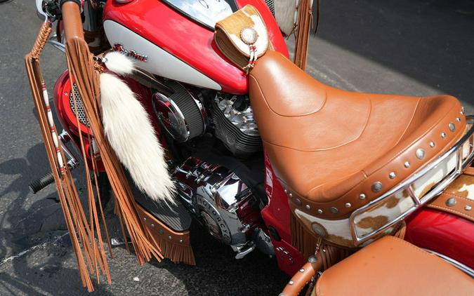 2019 Indian Motorcycle Chief Vintage Icon Series Patriot Red/Pearl White