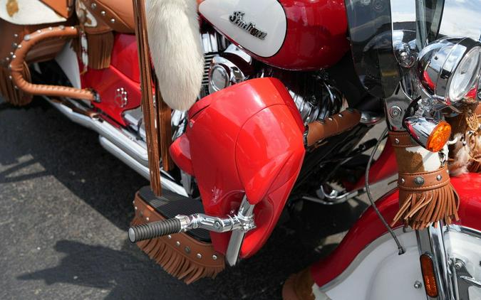 2019 Indian Motorcycle Chief Vintage Icon Series Patriot Red/Pearl White