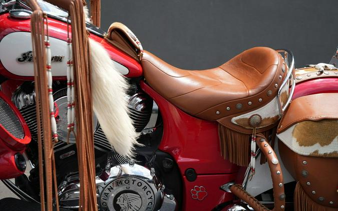 2019 Indian Motorcycle Chief Vintage Icon Series Patriot Red/Pearl White