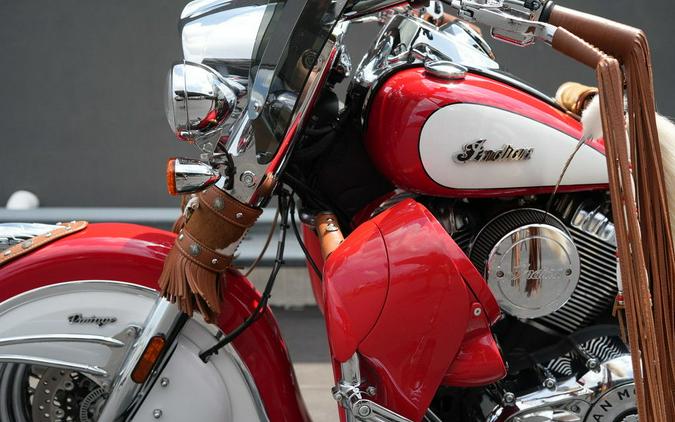 2019 Indian Motorcycle Chief Vintage Icon Series Patriot Red/Pearl White