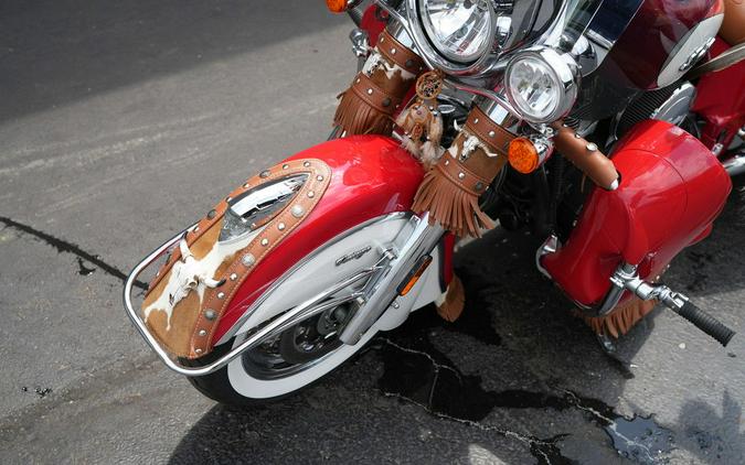 2019 Indian Motorcycle Chief Vintage Icon Series Patriot Red/Pearl White