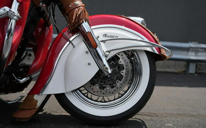 2019 Indian Motorcycle Chief Vintage Icon Series Patriot Red/Pearl White