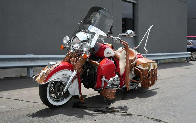 2019 Indian Motorcycle Chief Vintage Icon Series Patriot Red/Pearl White