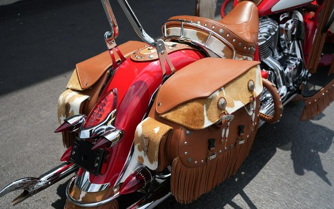 2019 Indian Motorcycle Chief Vintage Icon Series Patriot Red/Pearl White