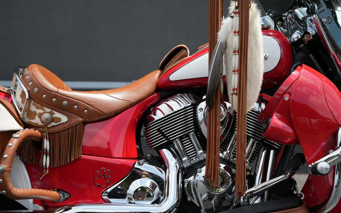 2019 Indian Motorcycle Chief Vintage Icon Series Patriot Red/Pearl White