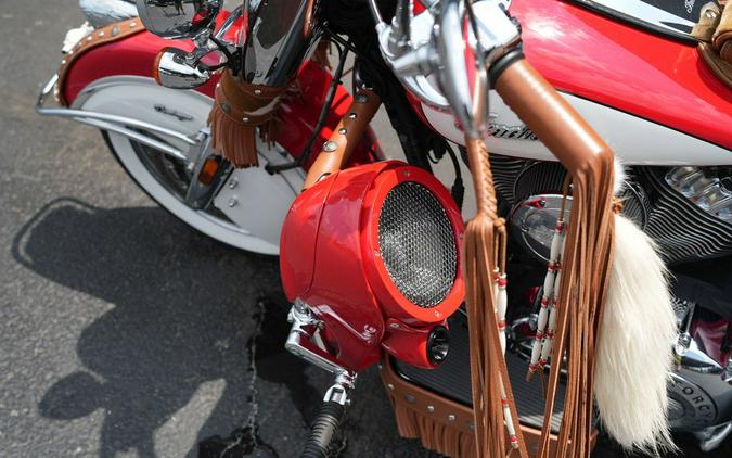 2019 Indian Motorcycle Chief Vintage Icon Series Patriot Red/Pearl White