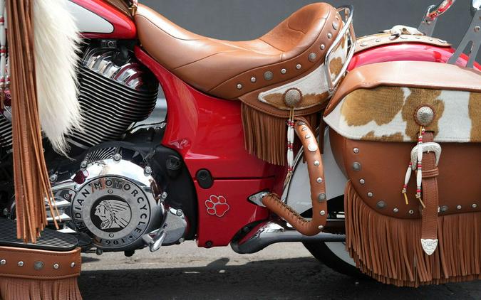 2019 Indian Motorcycle Chief Vintage Icon Series Patriot Red/Pearl White
