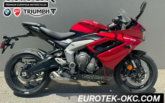 2025 Triumph Daytona 660 Carnival Red/Sapphire Black