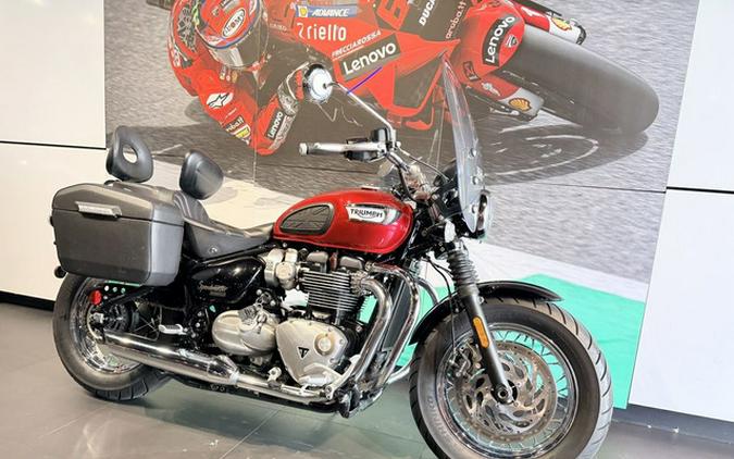 2018 Triumph Bonneville Speedmaster Cranberry Red