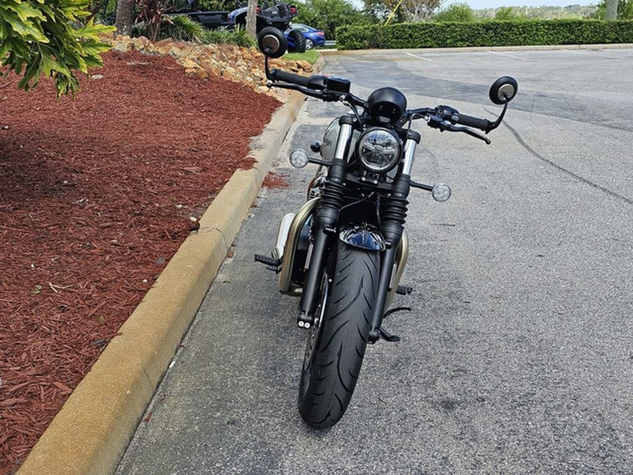 2024 Triumph Bonneville Bobber Jet Black/Ash Gray