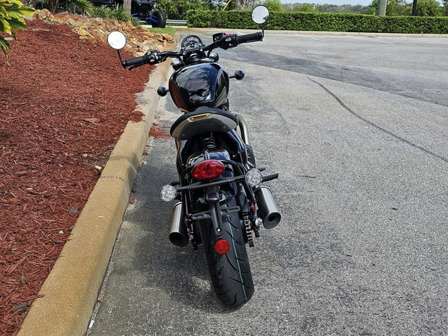 2024 Triumph Bonneville Bobber Jet Black/Ash Gray