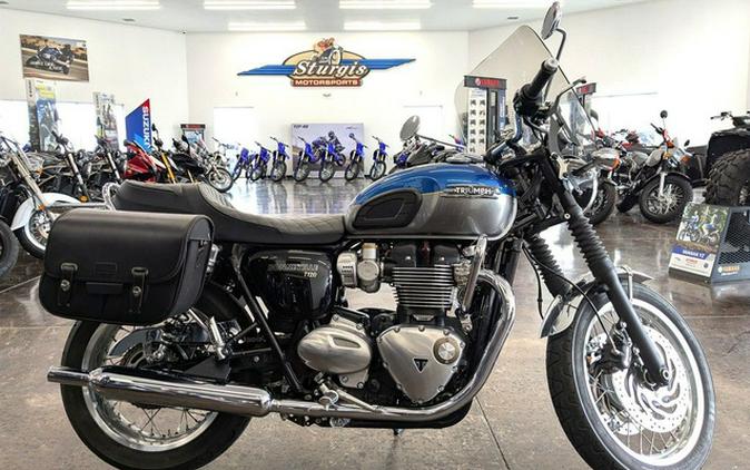 2022 Triumph Bonneville T120 Cobalt Blue/Silver Ice