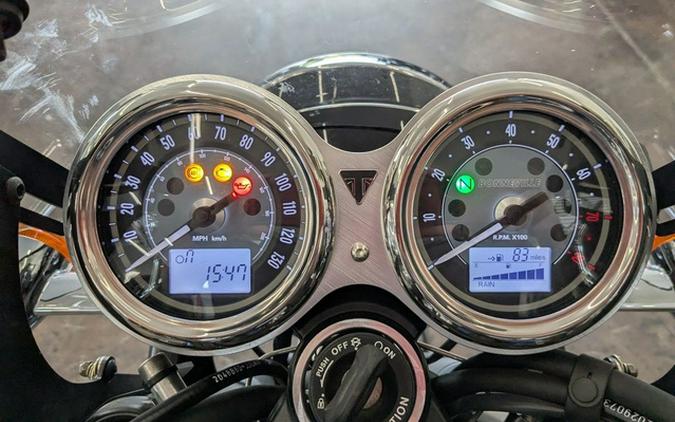 2022 Triumph Bonneville T120 Cobalt Blue/Silver Ice